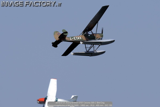 2018-07-01 Arona Airshow 0707 Cessna 305-C Bird Dog